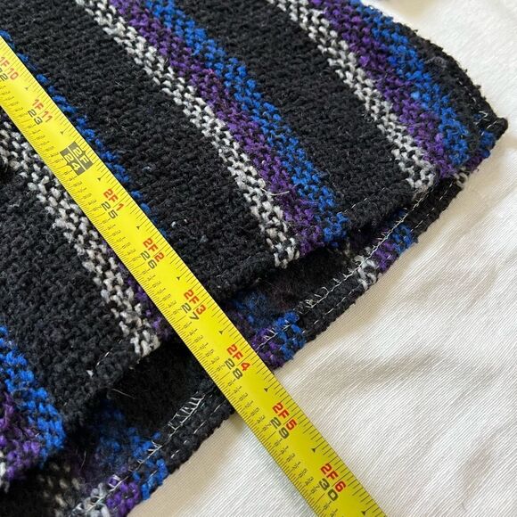 Mexican Baja hoodie pullover black/blue, size large - Picture 4 of 4